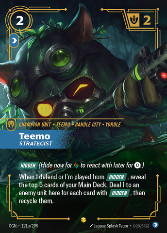 Teemo - Strategist (Alternate Art) - 121 - [OGN]