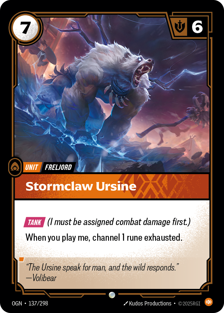 Stormclaw Ursine - 137 - [OGN]