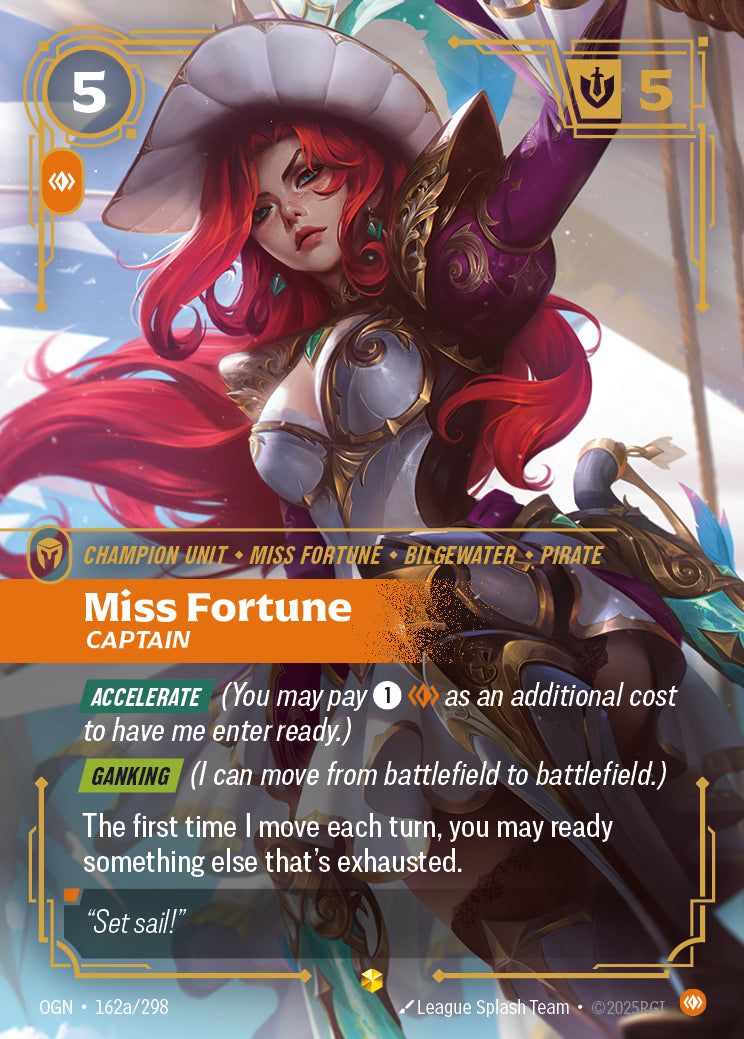 Miss Fortune - Captain (Alternate Art) - 162 - [OGN]