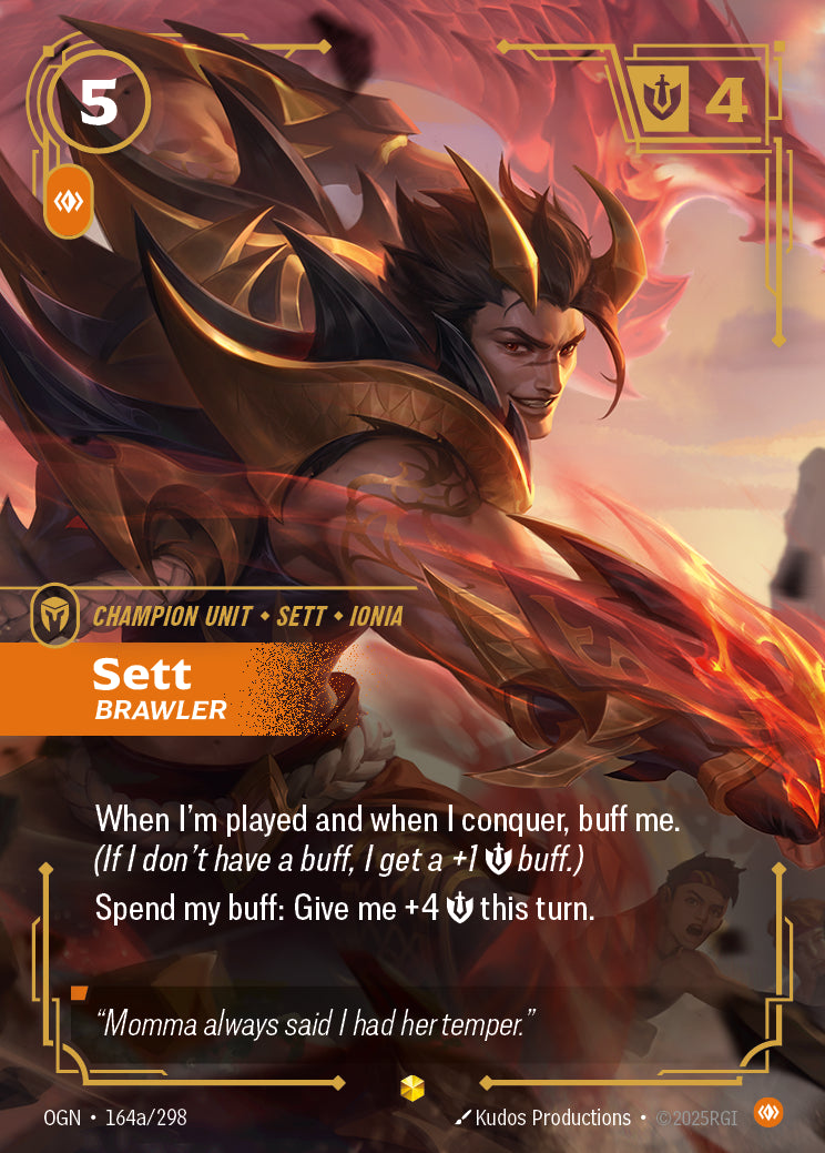 Sett - Brawler (Alternate Art) - 164 - [OGN]