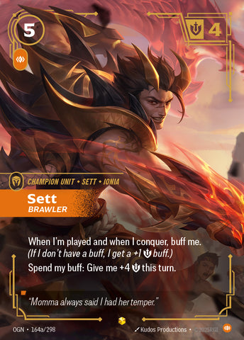 Sett - Brawler (Alternate Art) - 164 - [OGN]