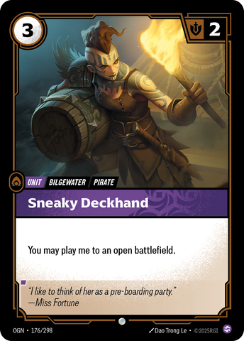 Sneaky Deckhand - 176 - [OGN]