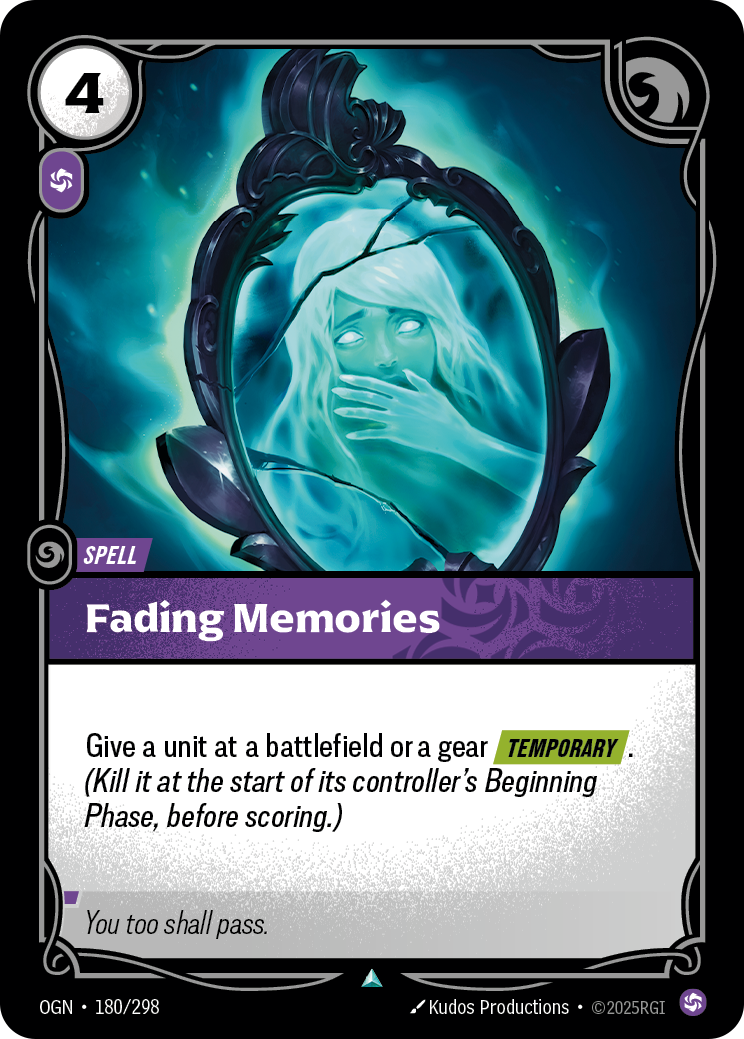 Fading Memories - 180 - [OGN]