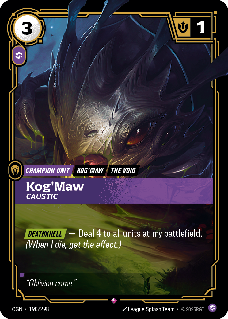 Kog'Maw - Caustic - 190 - [OGN]