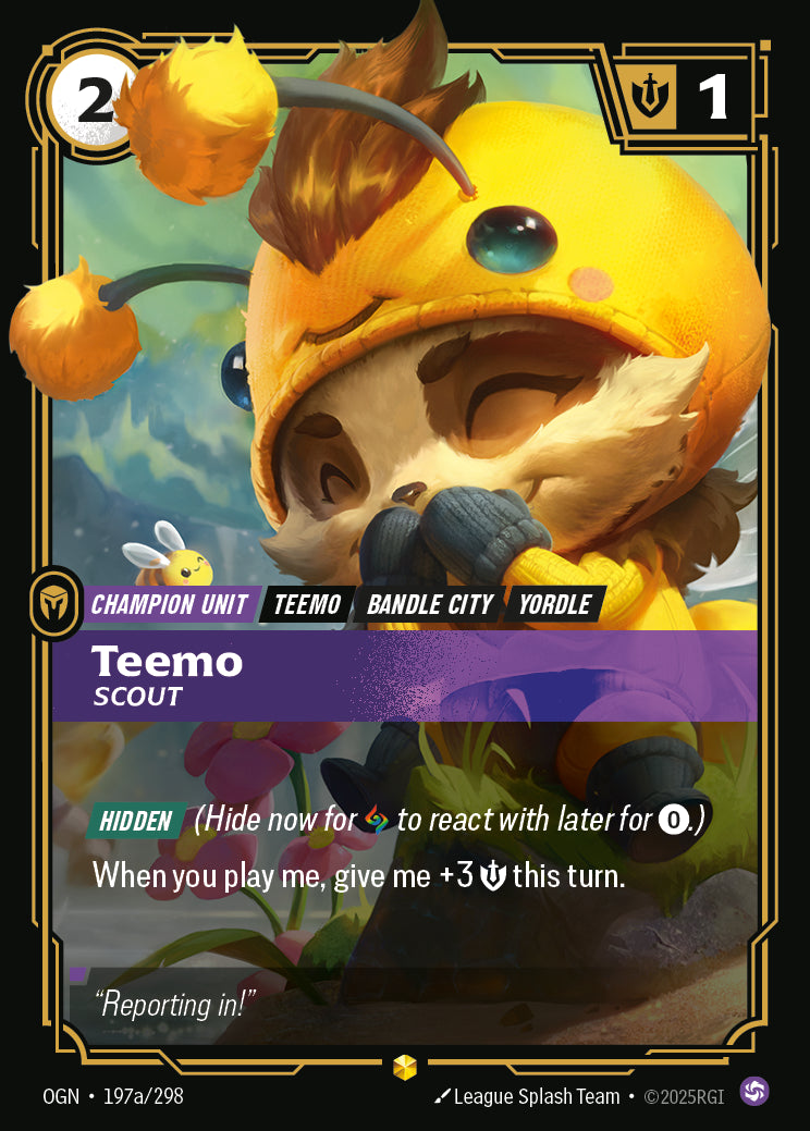 Teemo - Scout (Alternate Art) - 197 - [OGN]