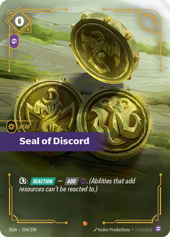 Seal of Discord - 204 - [OGN]