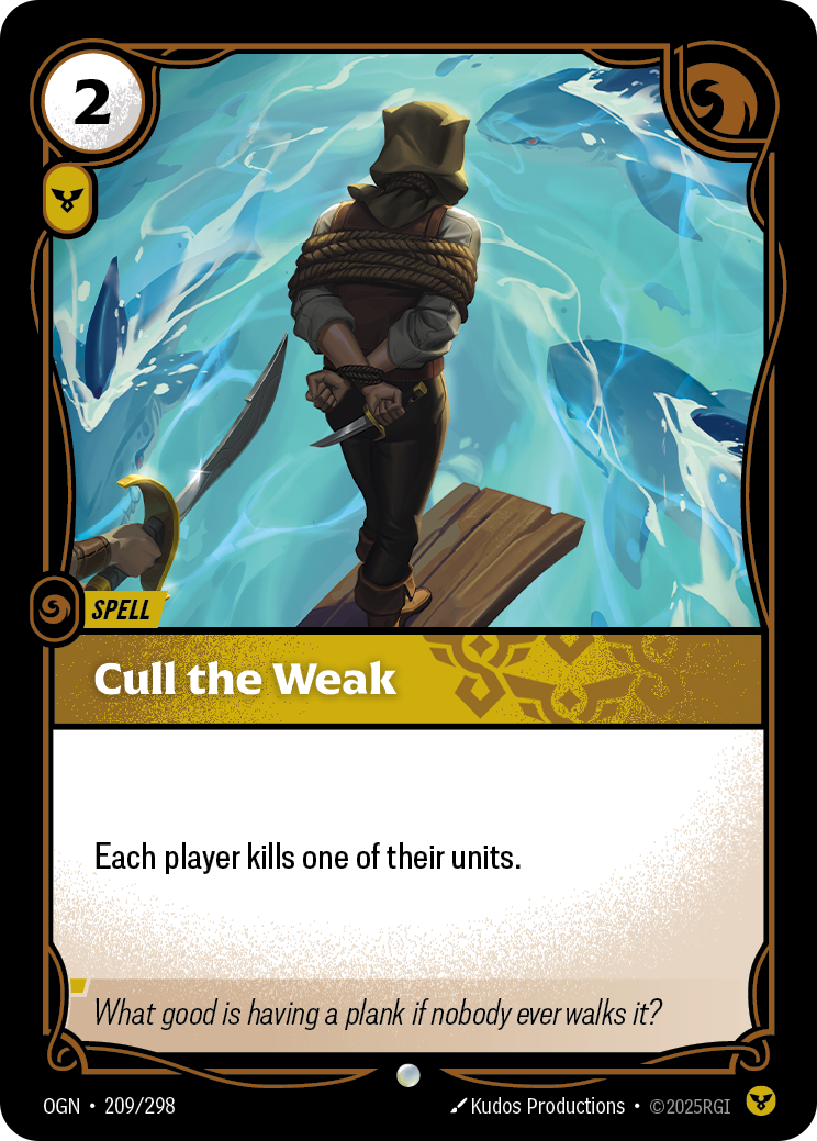 Cull the Weak - 209 - [OGN]