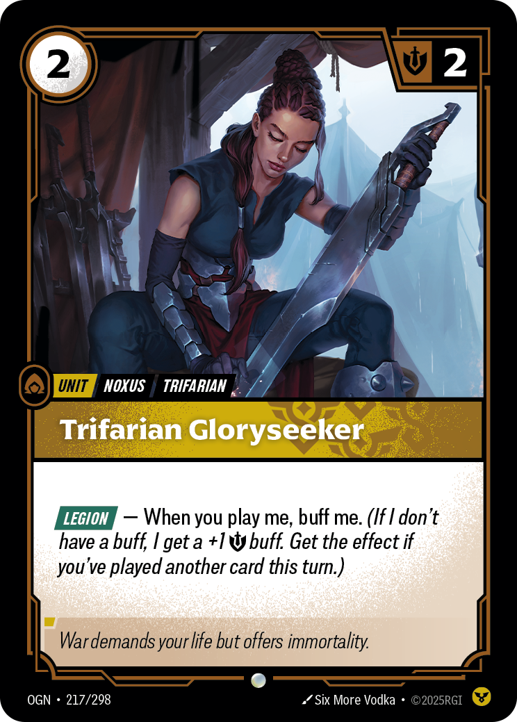 Trifarian Gloryseeker - 217 - [OGN]
