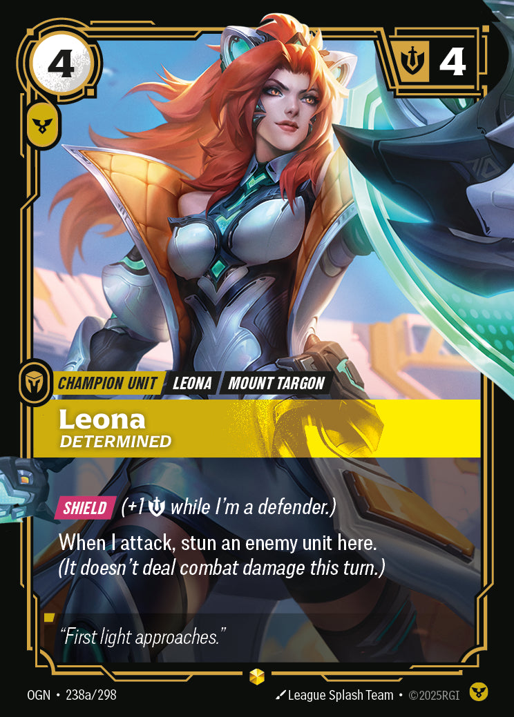 Leona - Determined (Alternate Art) - 238 - [OGN]