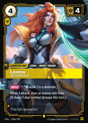 Leona - Determined (Alternate Art) - 238 - [OGN]