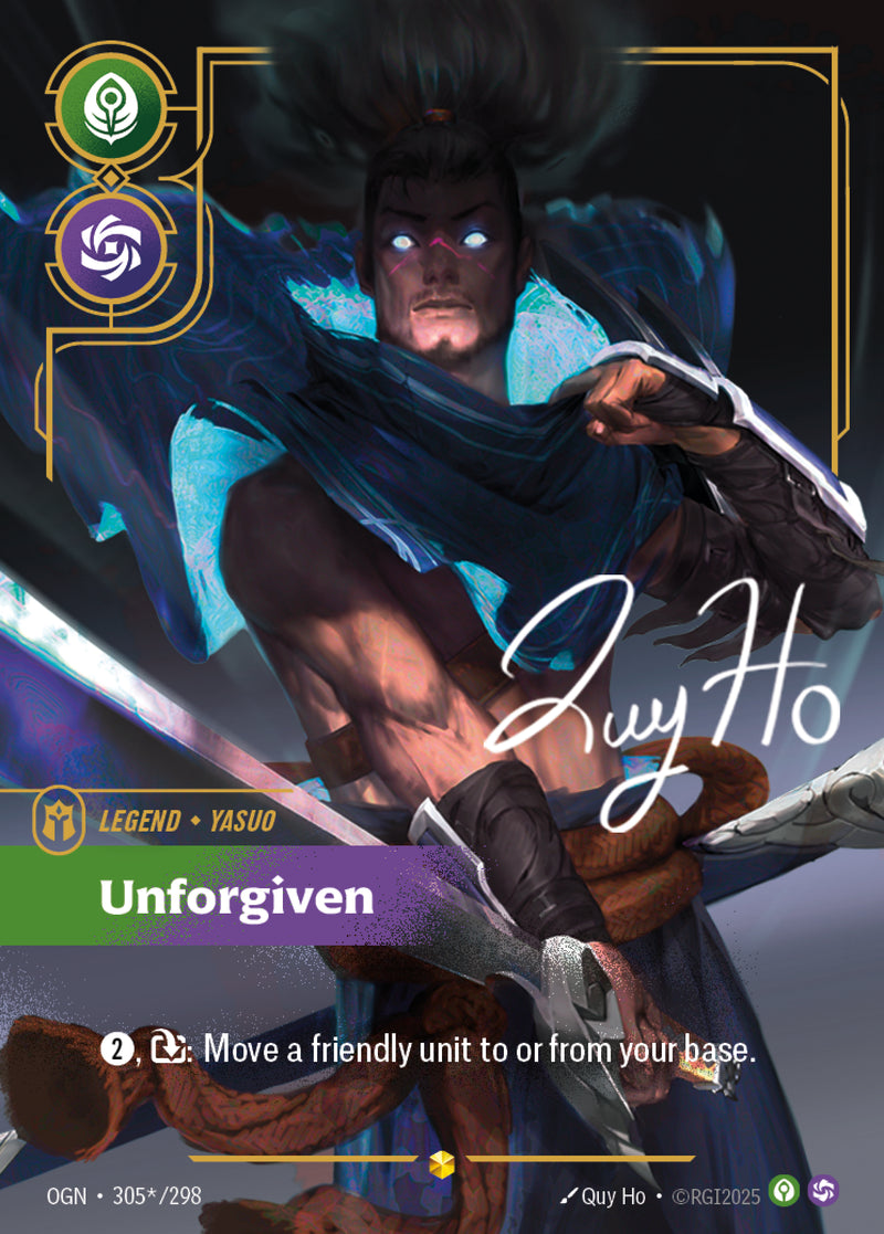 Yasuo - Unforgiven (Signature) - 305 - [OGN]