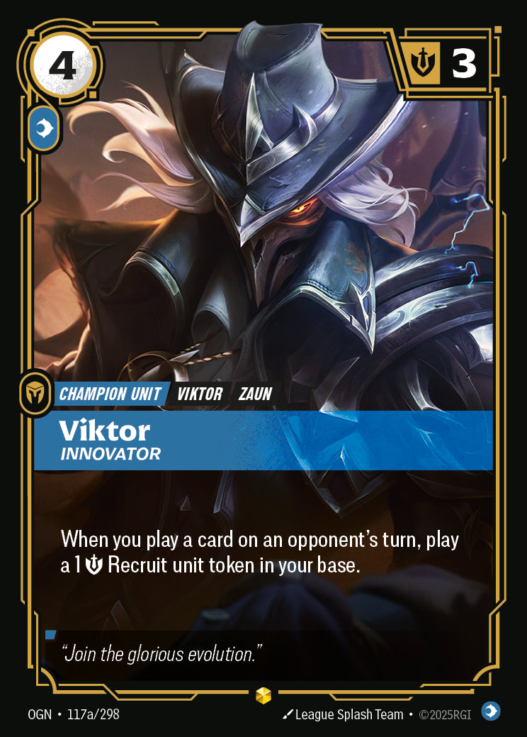 Viktor - Innovator (Alternate Art) - 117 - [OGN]