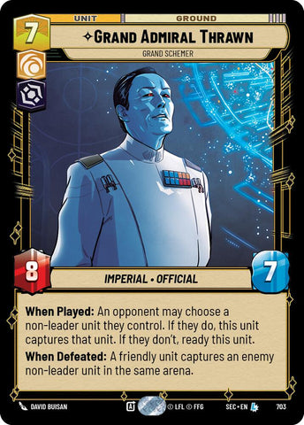 Grand Admiral Thrawn (193/264) - Grand Schemer (193/264) [Secrets of Power]