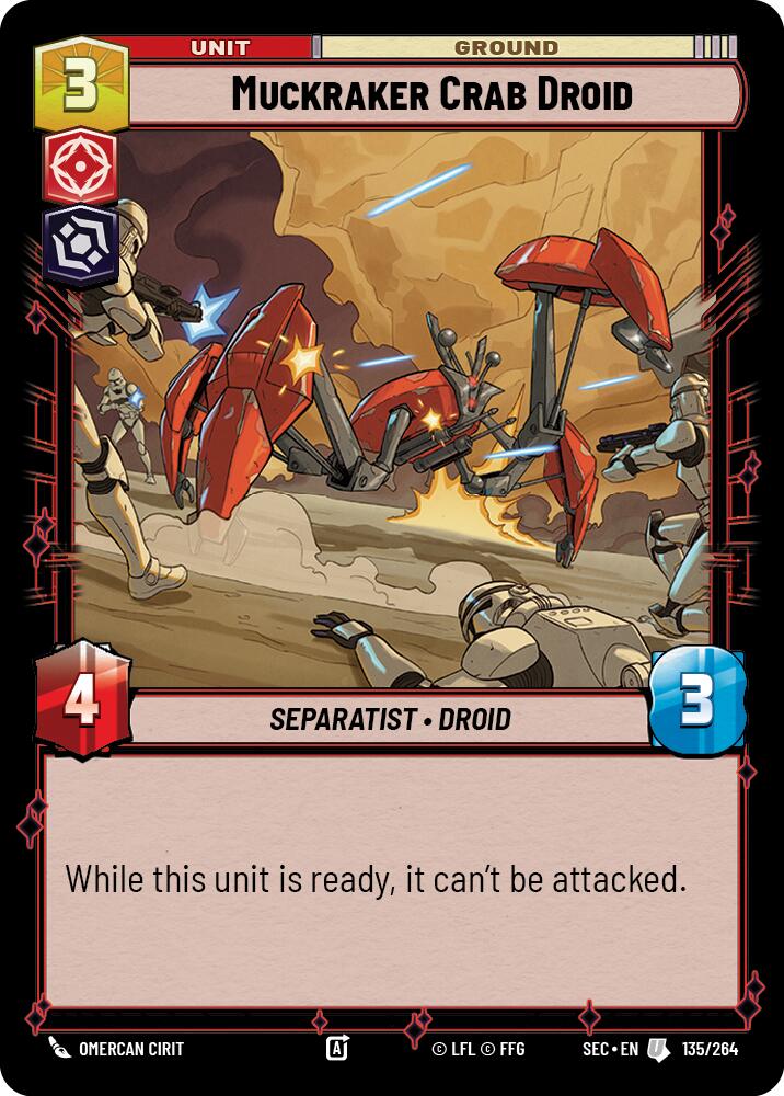 Muckraker Crab Droid (135/264) (135/264) [Secrets of Power]