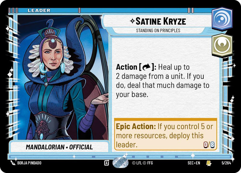 Satine Kryze - Standing on Principles (5/264) (5/264) [Secrets of Power]