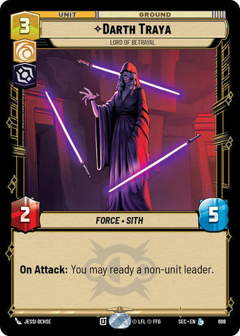Darth Traya - Lord of Betrayal (Foil) (698) (698) [Secrets of Power]
