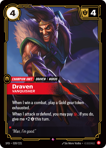 Draven - Vanquisher - 20 - [SFD]