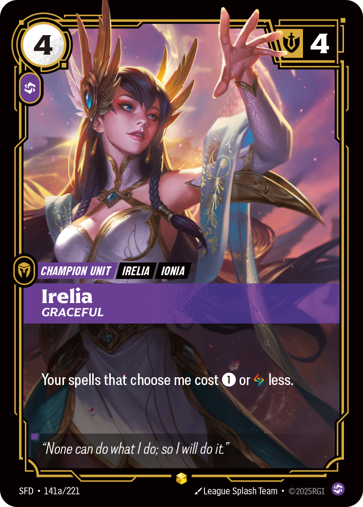 Irelia - Graceful (Alternate Art) - 141 - [SFD]