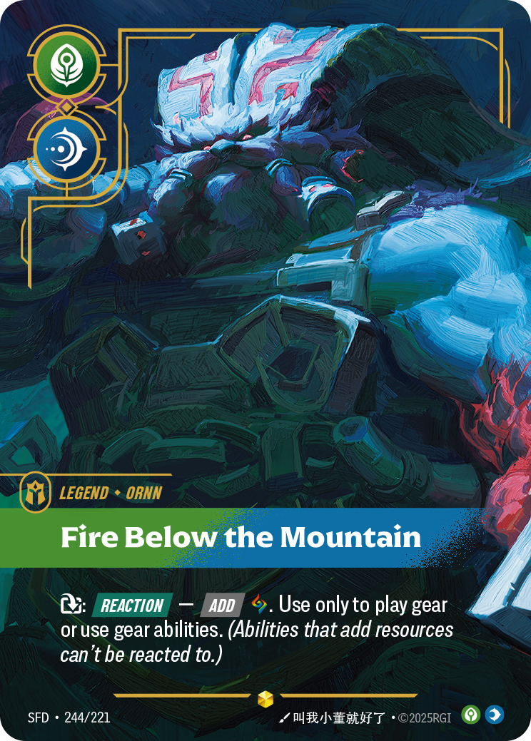 Ornn - Fire Below the Mountain (Overnumbered) - 244 - [SFD]