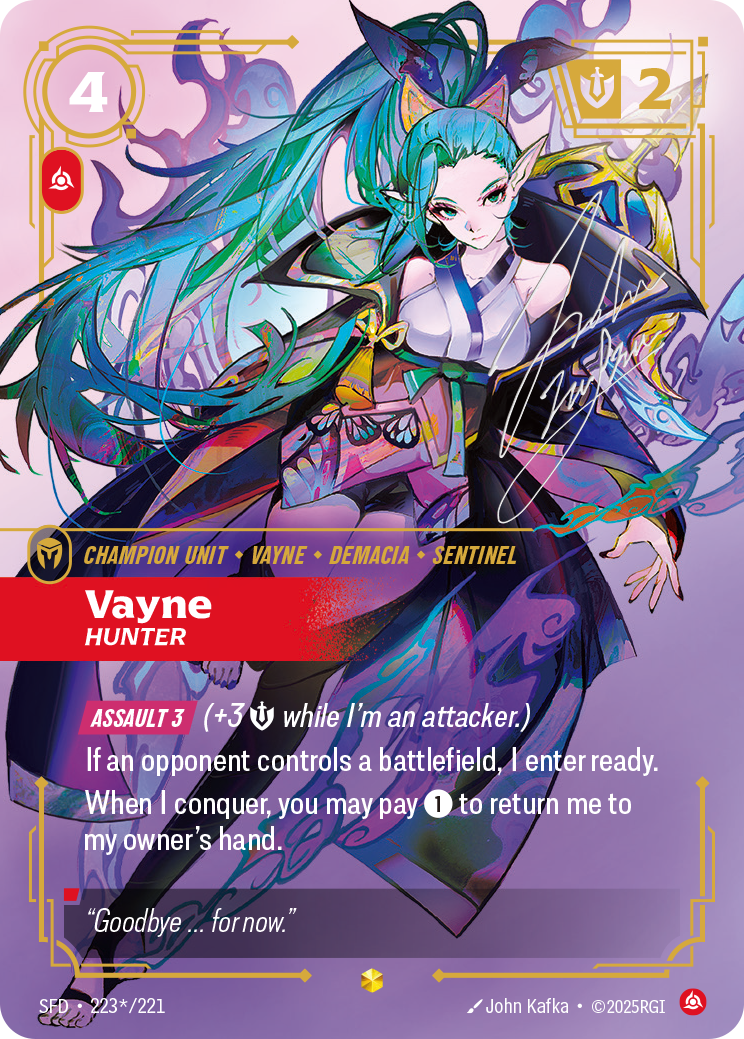Vayne - Hunter (Signature) - 223 - [SFD]