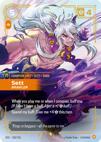 Sett - Brawler (Overnumbered) - 232 - [SFD]