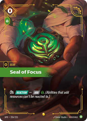 Seal of Focus (Overnumbered) - 226 - [SFD]
