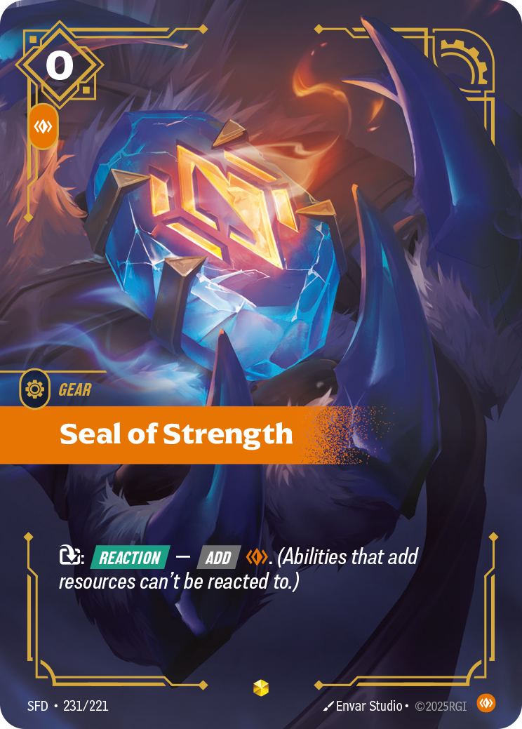 Seal of Strength (Overnumbered) - 231 - [SFD]