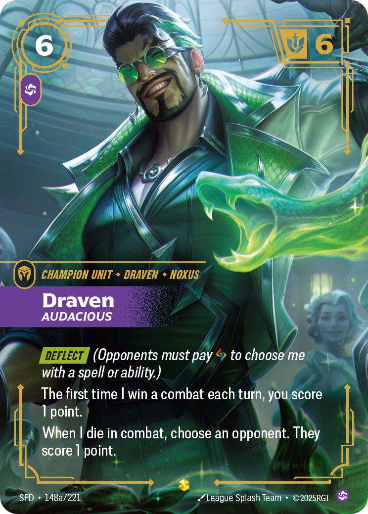Draven - Audacious (Alternate Art) - 148 - [SFD]