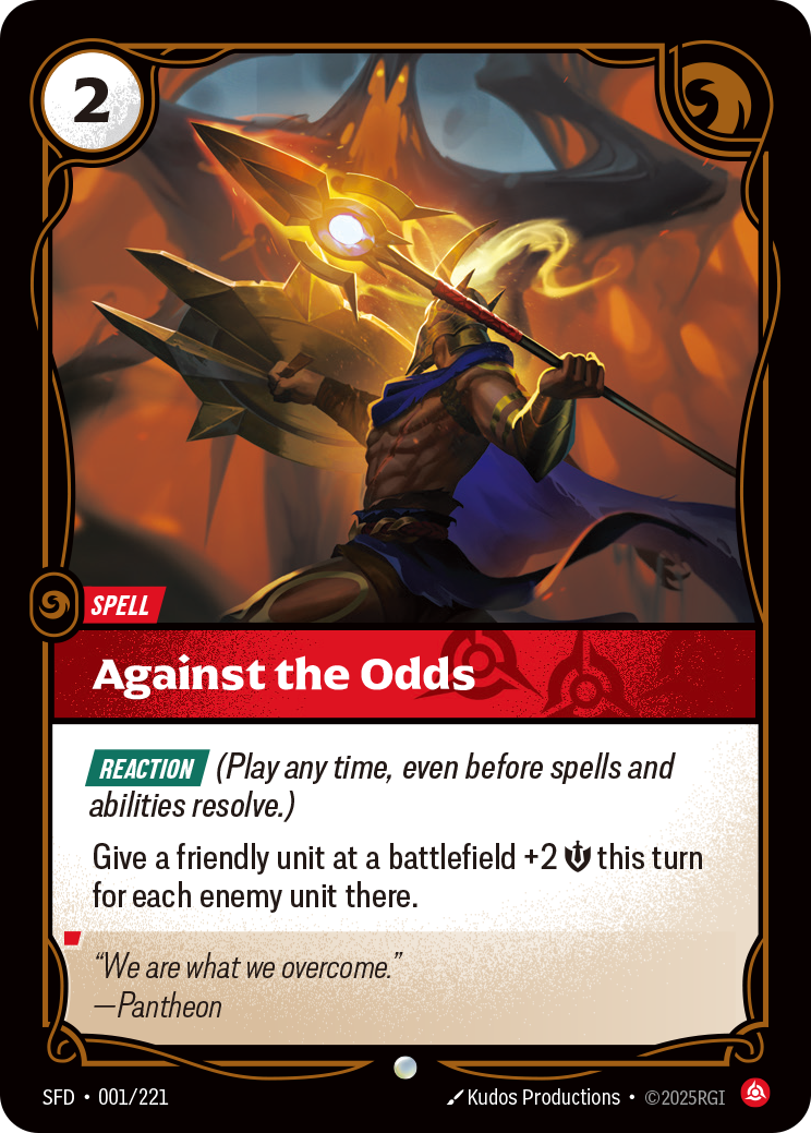 Against the Odds - 1 - [SFD]