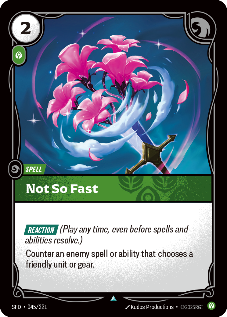 Not So Fast - 45 - [SFD]