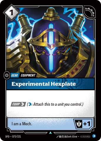 Experimental Hexplate - 73 - [SFD]