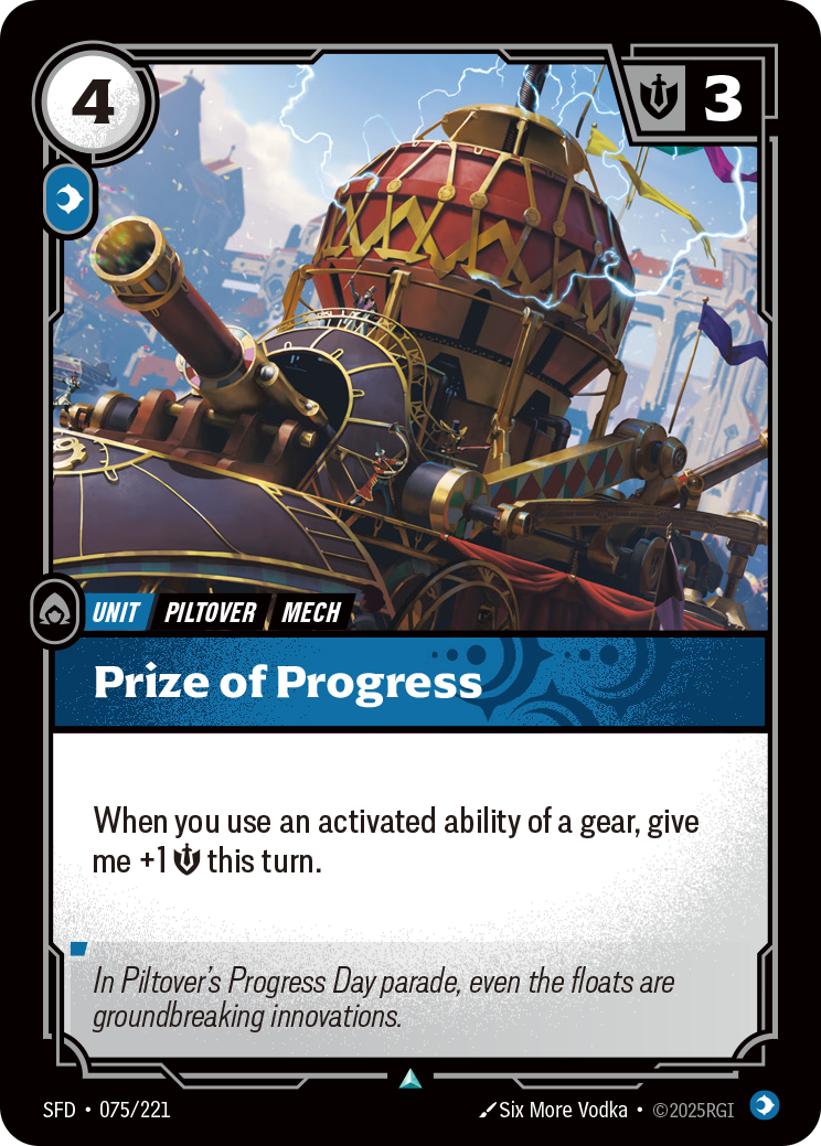 Prize of Progress - 75 - [SFD]