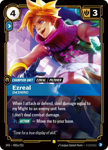 Ezreal - Dashing (Alternate Art) - 82 - [SFD]