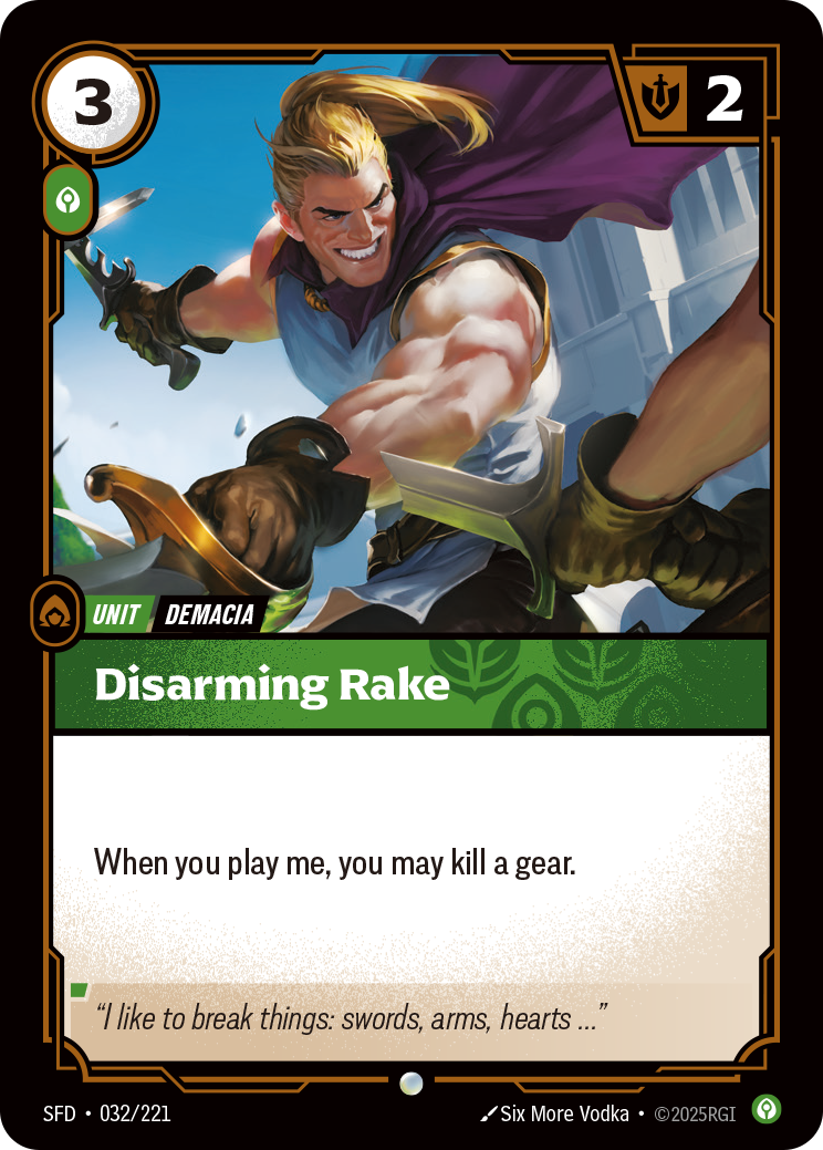 Disarming Rake - 32 - [SFD]