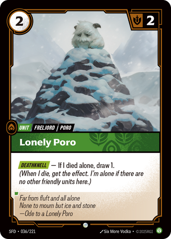 Lonely Poro - 36 - [SFD]
