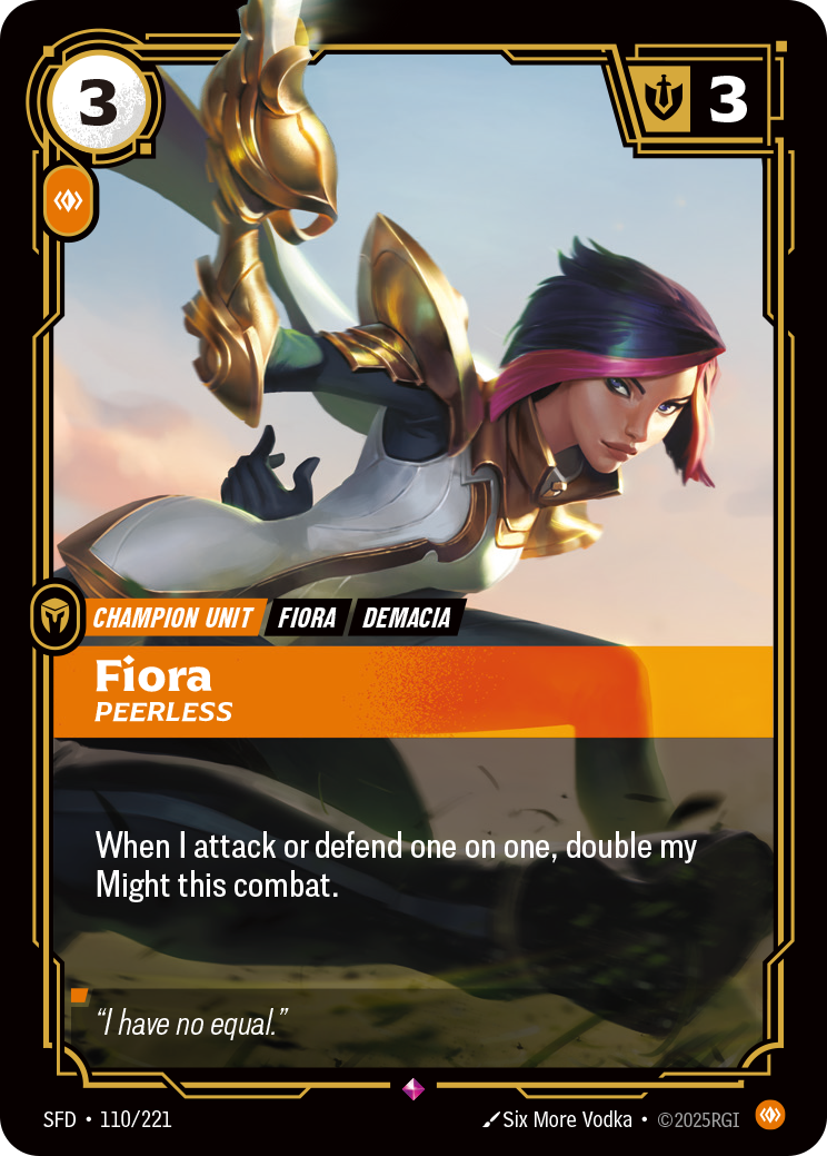 Fiora - Peerless - 110 - [SFD]