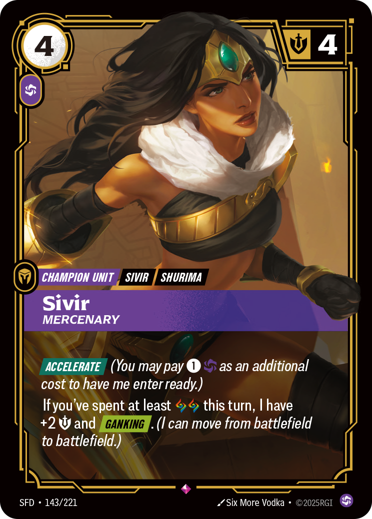 Sivir - Mercenary - 143 - [SFD]