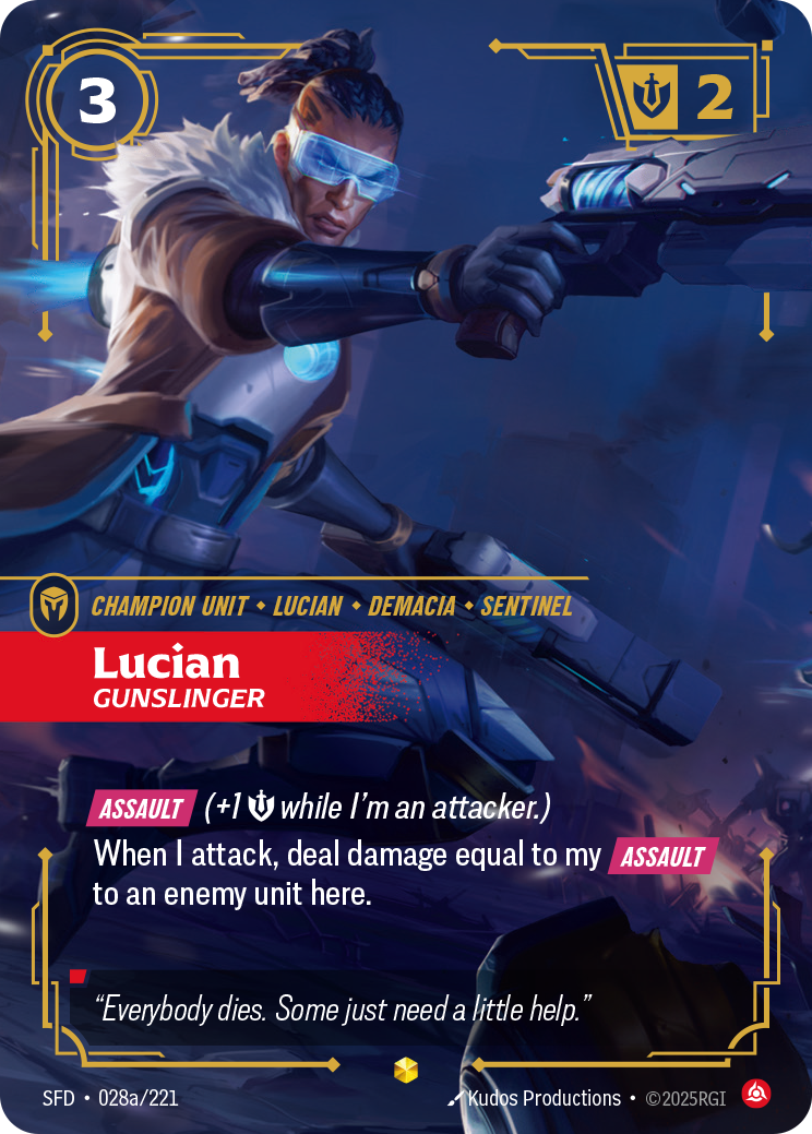 Lucian - Gunslinger (Alternate Art) - 28 - [SFD]
