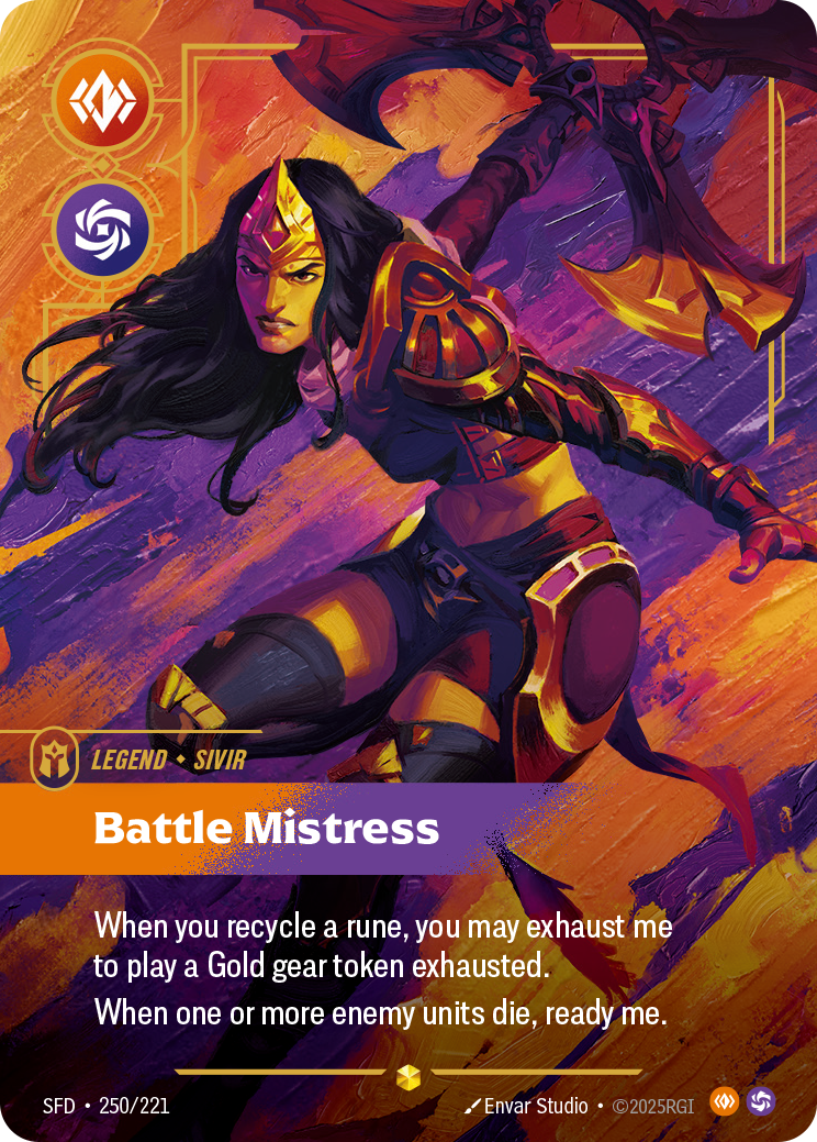 Sivir - Battle Mistress (Overnumbered) - 250 - [SFD]