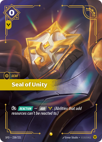 Seal of Unity (Overnumbered) - 238 - [SFD]