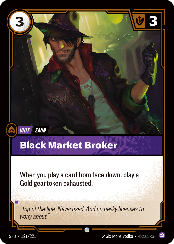 Black Market Broker - 121 - [SFD]