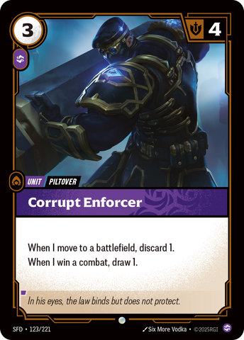 Corrupt Enforcer - 123 - [SFD]