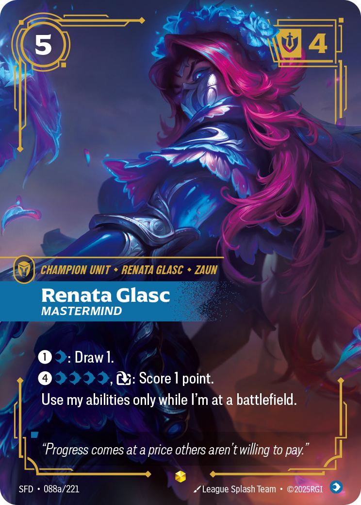 Renata Glasc - Mastermind (Alternate Art) - 88 - [SFD]