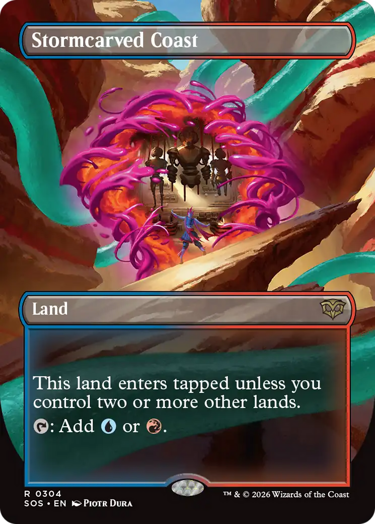 Stormcarved Coast (Borderless) [Secrets of Strixhaven]