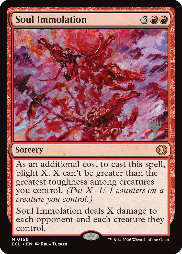 Soul Immolation [Lorwyn Eclipsed Promos]