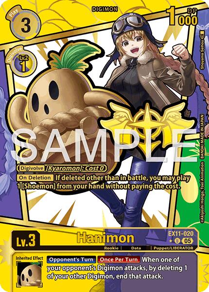 Hanimon [EX11-020] (Rare Pull) [Dawn of Liberator]