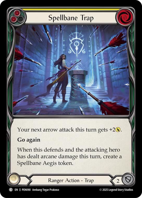 Spellbane Trap (Yellow) (Regular) [PEN090] (Compendium of Rathe)