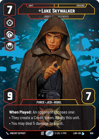 Luke Skywalker - Profit or Be Destroyed (Prestige) (806) (806) [A Lawless Time]