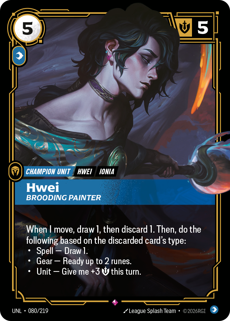 Hwei - Brooding Painter - 80 - [UNL]