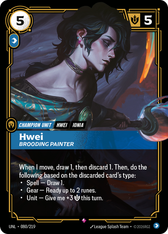 Hwei - Brooding Painter - 80 - [UNL]